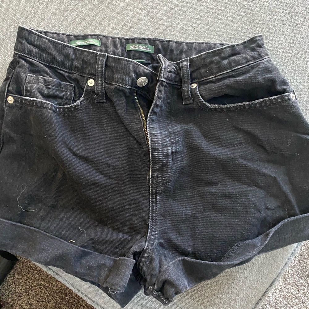 Women’s Black Jean Short
